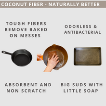 Load image into Gallery viewer, Soap Saver &amp; Scrub Pad - Coconut Fiber, Plastic Free
